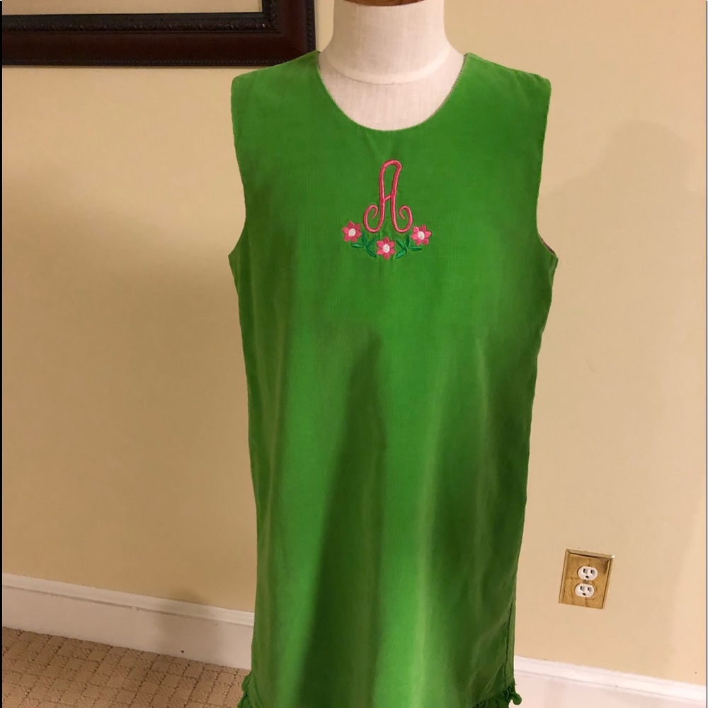 Rags Land Catalog/Boutique “A” Monogram Dress Sz 7